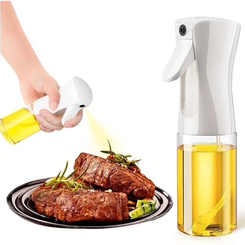 Oil Spray Bottle for Cooking - 200/300/500ml BBQ Olive Oil Sprayer with Brush