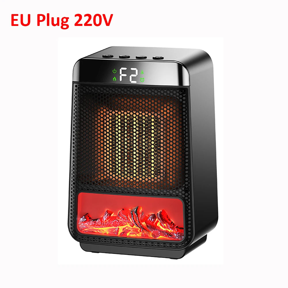 Compact Desktop Space Heater with Thermostat