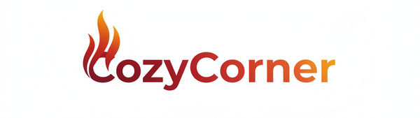 CozyCorner Logo - Abstract Flame